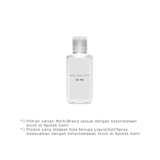 HAND SANITIZER 50 ML HAND SANITIZER 50 ML