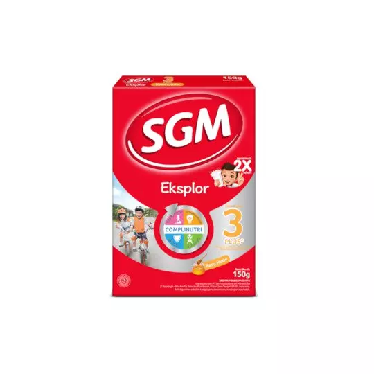 SGM EKSPLOR 3 PLUS COMPLINUTRI MADU SUSU BUBUK 150 GR SGM EKSPLOR 3 PLUS COMPLINUTRI MADU SUSU BUBUK 150 GR