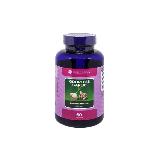 WELLNESS ODORLESS GARLIC 500 MG 60 KAPSUL WELLNESS ODORLESS GARLIC 500 MG 60 KAPSUL