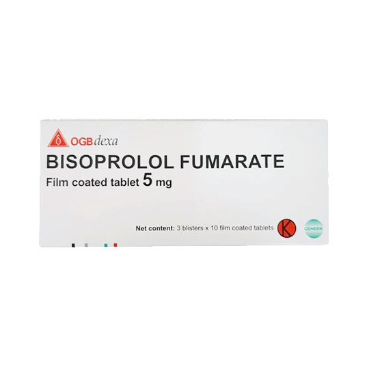 Bisoprolol Dexa 5 mg 3 Strip (10 Tablet/Strip) - Obat Rutin - Kegunaan