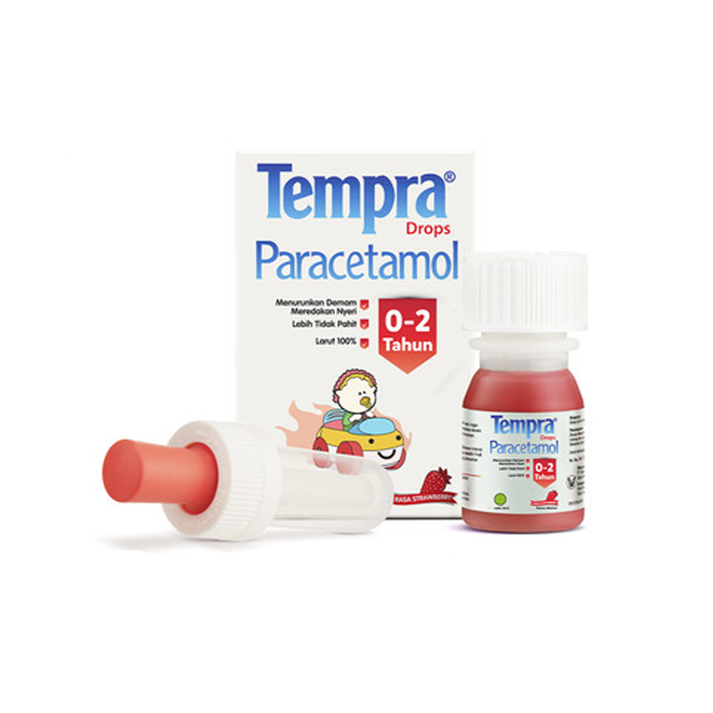 Tempra Drops Rasa Strawberry 15 ml Kegunaan, Efek Samping, Dosis dan