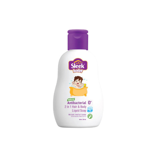 Sleek Baby 2 in 1 Hair & Body Liquid Wash 250 ml Sleek Baby 2 in 1 Hair & Body Liquid Wash 250 ml