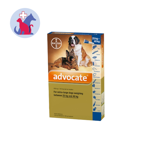 Advocate for Extra Large Dogs Over 25 kg Tube 4.0 ml Advocate for Extra Large Dogs Over 25 kg Tube 4.0 ml