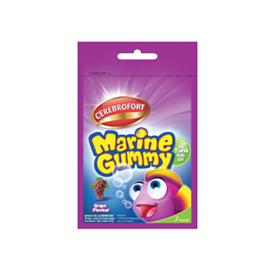Cerebrofort Marine Gummy Grape Sachet 10 Tablet Cerebrofort Marine Gummy Grape Sachet 10 Tablet