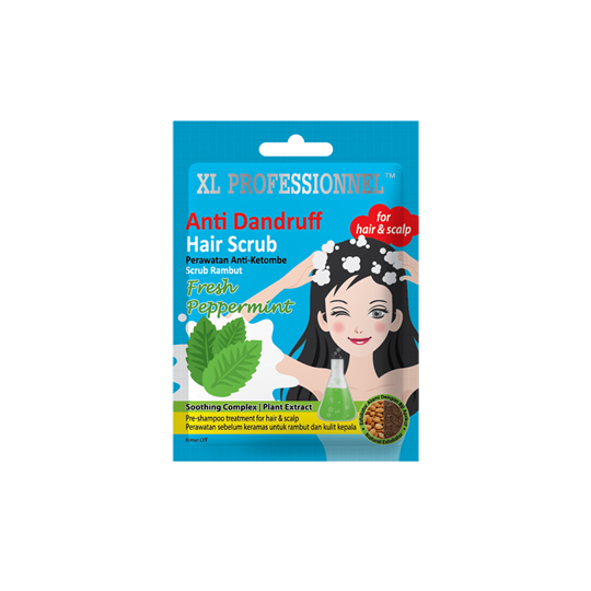 XL PROFESSIONNEL ANTI DANDRUFF HAIR SCRUB FRESH PEPPERMINT 20 G XL PROFESSIONNEL ANTI DANDRUFF HAIR SCRUB FRESH PEPPERMINT 20 G