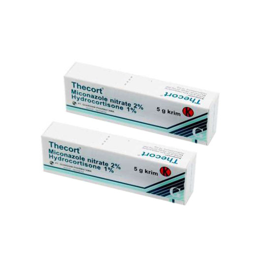 Thecort 2% Cream 5 g 2 Tube - Hemat Borongan Thecort 2% Cream 5 g 2 Tube - Hemat Borongan