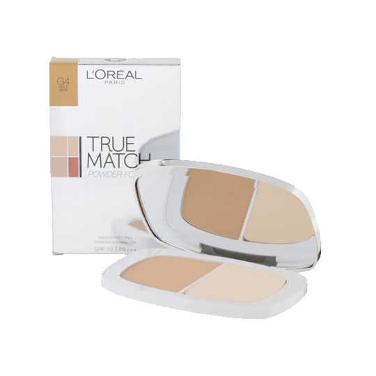 Loreal True Match Powder Foundation SPF 32 Pa +++ G4 Gold Beige Loreal True Match Powder Foundation SPF 32 Pa +++ G4 Gold Beige