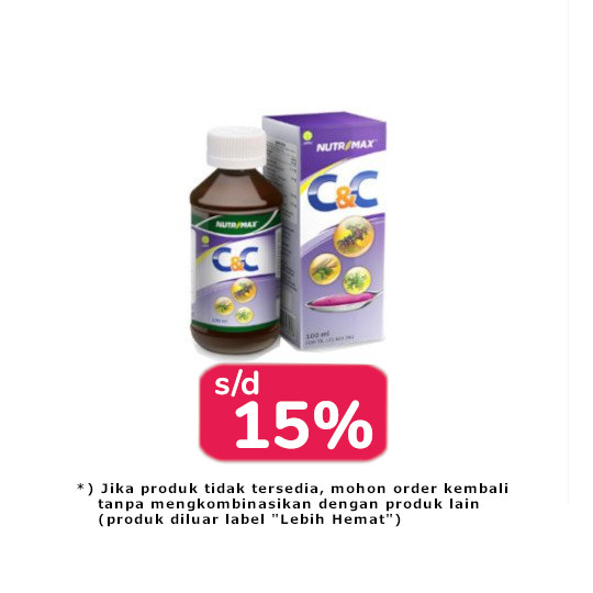 Nutrimax C&C 2 Botol (@100 ml) - Lebih Hemat Nutrimax C&C 2 Botol (@100 ml) - Lebih Hemat