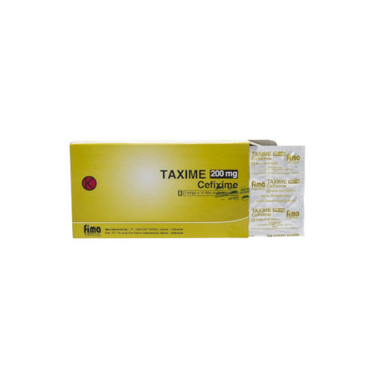 Taxime 200 mg 10 Kapsul Taxime 200 mg 10 Kapsul