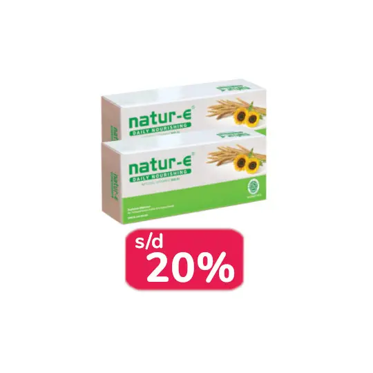 NATUR-E 100 IU 64 KAPSUL - LEBIH HEMAT NATUR-E 100 IU 64 KAPSUL - LEBIH HEMAT