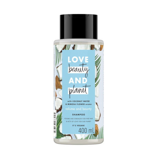 LOVE BEAUTY PLANET VOLUME AND BOUNTY SHAMPOO 400 ML LOVE BEAUTY PLANET VOLUME AND BOUNTY SHAMPOO 400 ML