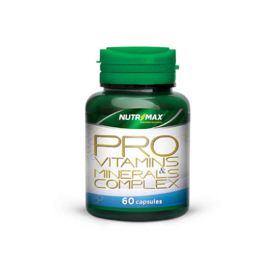 NUTRIMAX PRO VITAMINS & MINERALS COMPLEX 60 KAPSUL NUTRIMAX PRO VITAMINS & MINERALS COMPLEX 60 KAPSUL