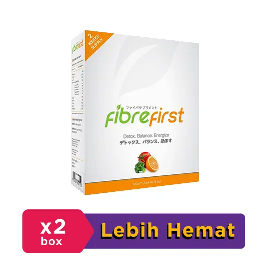 Fibrefirst 2 Box (15 Sachet/Box) - Hemat Borongan