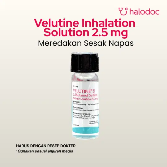 Velutine Inhalation Solution 2.5 mg