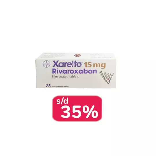 XARELTO 15 MG 28 TABLET - OBAT RUTIN XARELTO 15 MG 28 TABLET - OBAT RUTIN