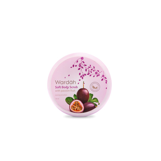 Wardah Soft Body Scrub Passion Fruit 150ml Wardah Soft Body Scrub Passion Fruit 150ml
