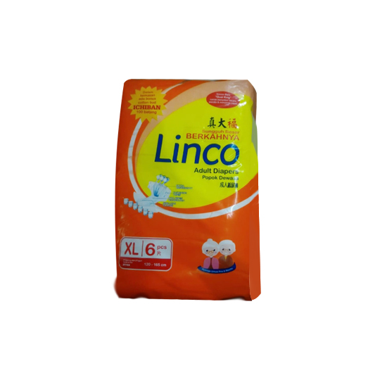 Linco Adult Diapers XL 6 Pieces Linco Adult Diapers XL 6 Pieces