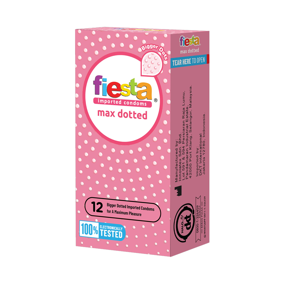 Kondom Fiesta Max Dotted Isi 12 Kondom Fiesta Max Dotted Isi 12