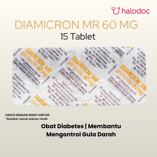 Diamicron MR 60 mg 15 Tablet