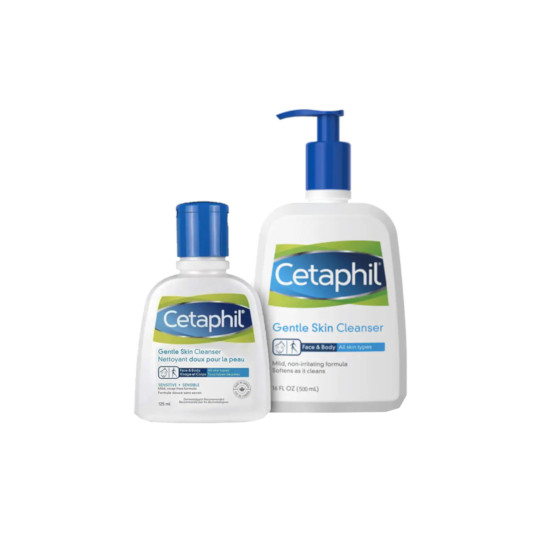 Cetaphil Gentle Skin Cleanser 125 ml + Cetaphil Gentle Skin Cleanser 500 ml Cetaphil Gentle Skin Cleanser 125 ml + Cetaphil Gentle Skin Cleanser 500 ml