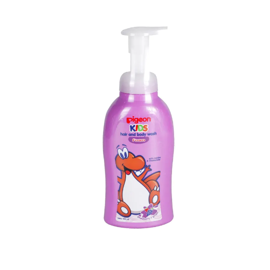 Pigeon Kids Hair & Body Wash Foam Strawberry Grape 400 ml Pigeon Kids Hair & Body Wash Foam Strawberry Grape 400 ml
