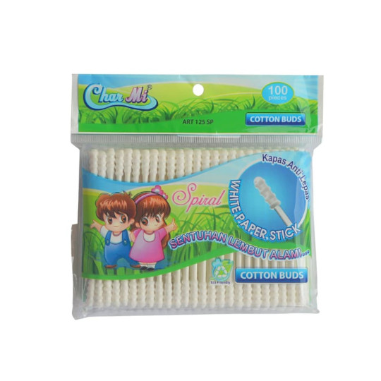 CHAR MI COTTON BUDS SPIRAL ART 125 CHAR MI COTTON BUDS SPIRAL ART 125
