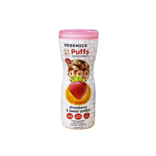 Bebenice Puff Strawberry & Sweet Potato 42 g Bebenice Puff Strawberry & Sweet Potato 42 g