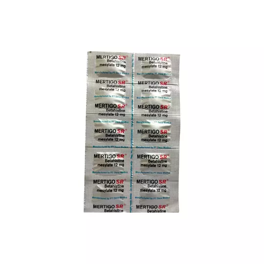 MERTIGO SR 12 MG 10 TABLET MERTIGO SR 12 MG 10 TABLET