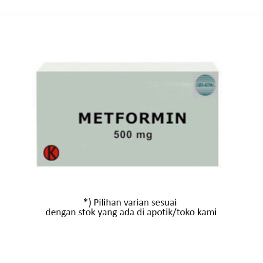 Metformin 500 mg 3 Strip (10 Tablet/Strip) - Obat Rutin Metformin 500 mg 3 Strip (10 Tablet/Strip) - Obat Rutin
