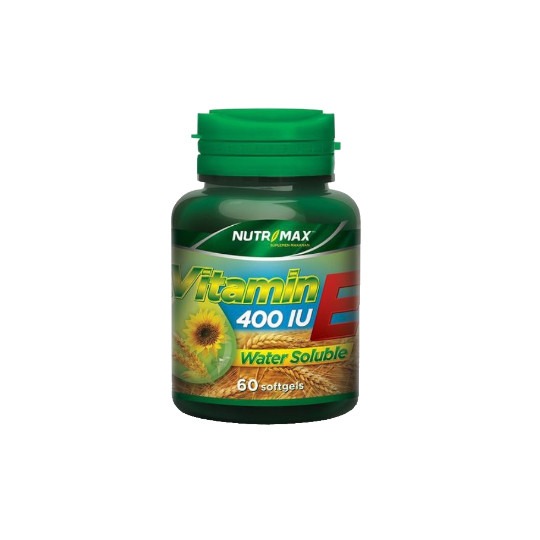 NUTRIMAX VITAMIN E 400 IU WATER SOLUBLE 60 KAPSUL NUTRIMAX VITAMIN E 400 IU WATER SOLUBLE 60 KAPSUL