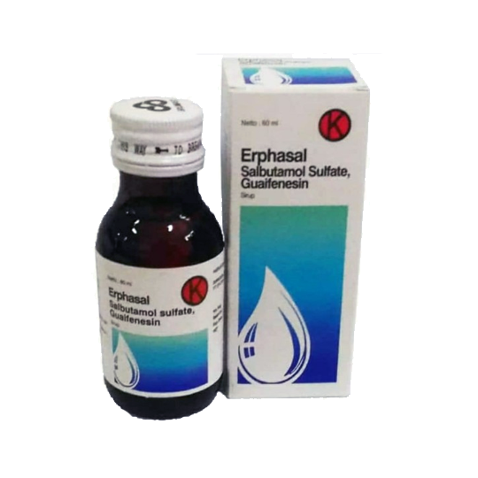 Erphasal Sirup 60 ml Kegunaan, Efek Samping, Dosis dan Aturan Pakai
