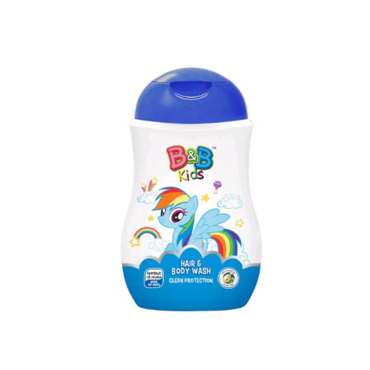 B&B KIDS HAIR & BODY WASH CLEAN PROTECTION 280 ML B&B KIDS HAIR & BODY WASH CLEAN PROTECTION 280 ML