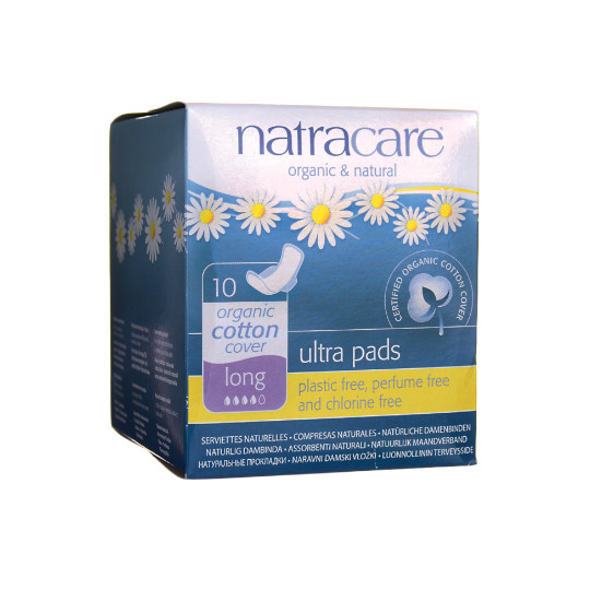 Natracare Ultra Long 10 Pads Natracare Ultra Long 10 Pads