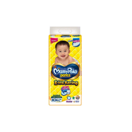 Mamy Poko Pants X-Tra Kering M 34 Pieces Mamy Poko Pants X-Tra Kering M 34 Pieces