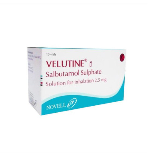 Velutine Inhalation Solution 2.5 mg 10 Botol - Obat Rutin Velutine Inhalation Solution 2.5 mg 10 Botol - Obat Rutin