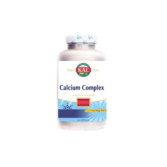 Kal Calcium Complex 100 Kapsul Kal Calcium Complex 100 Kapsul
