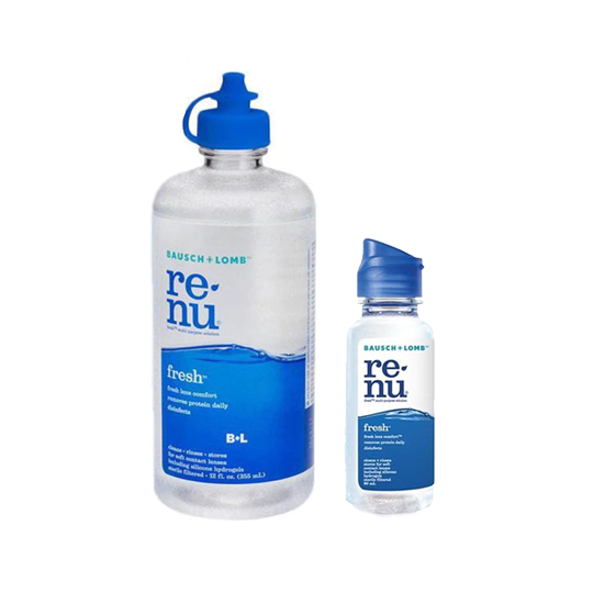 Bausch & Lomb Renu Fresh Multi Purpose Solution 355 ml Free Renu Fresh 60 ml Bausch & Lomb Renu Fresh Multi Purpose Solution 355 ml Free Renu Fresh 60 ml