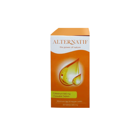 ALTERNATIF COLOSTRUM 600 MG 60 TABLET ALTERNATIF COLOSTRUM 600 MG 60 TABLET