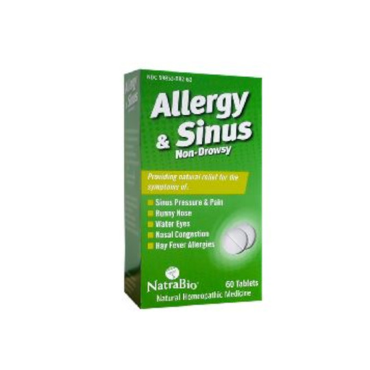 Natra Bio Allergy Sinus 60 Tablet Natra Bio Allergy Sinus 60 Tablet