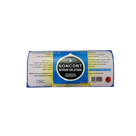 Cendo Noncort Minidose 0.6 ml Cendo Noncort Minidose 0.6 ml
