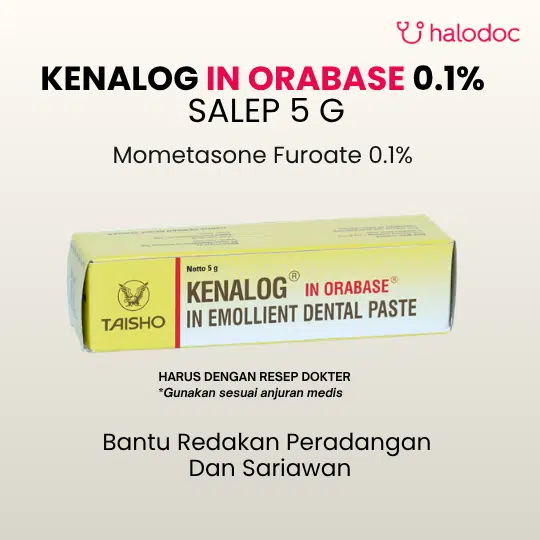 Kenalog in Orabase 0.1% Salep 5 g