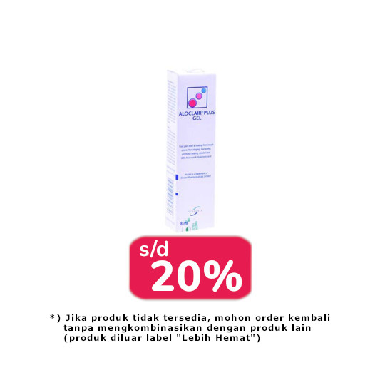 Aloclair Plus Gel 8 ml 2 Botol - Lebih Hemat Aloclair Plus Gel 8 ml 2 Botol - Lebih Hemat