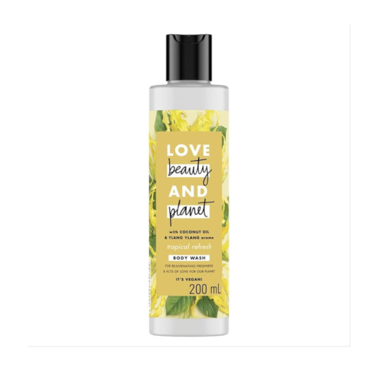 LOVE BEAUTY PLANET TROPICAL REFRESH BODY WASH 200 ML LOVE BEAUTY PLANET TROPICAL REFRESH BODY WASH 200 ML
