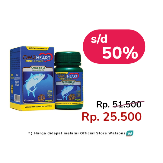 OM3HEART MINI 30 CAPSULES OM3HEART MINI 30 CAPSULES