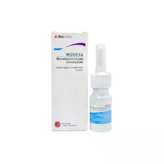 Modexa 0 05 Nasal Spray 60 Dosis Kegunaan Efek Samping Dosis Dan Aturan Pakai Halodoc