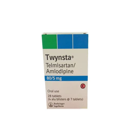 Twynsta 80 mg/5 mg 7 Tablet Twynsta 80 mg/5 mg 7 Tablet