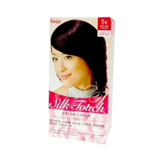 Bigen Silk Touch Hair Color Cream Mystic Violet 5V Bigen Silk Touch Hair Color Cream Mystic Violet 5V