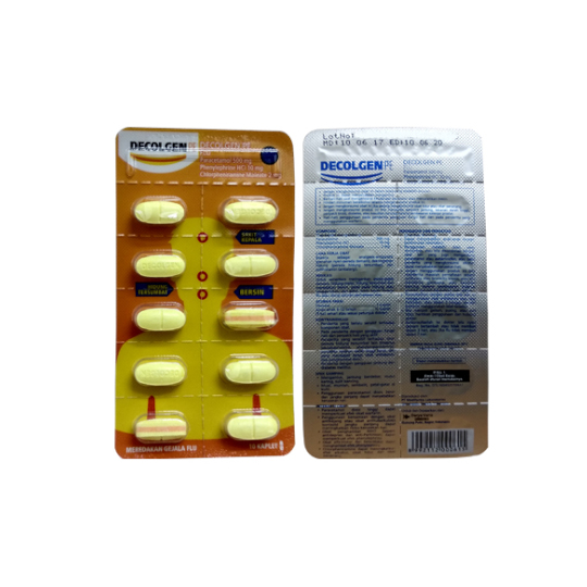 DECOLGEN PE 10 TABLET DECOLGEN PE 10 TABLET