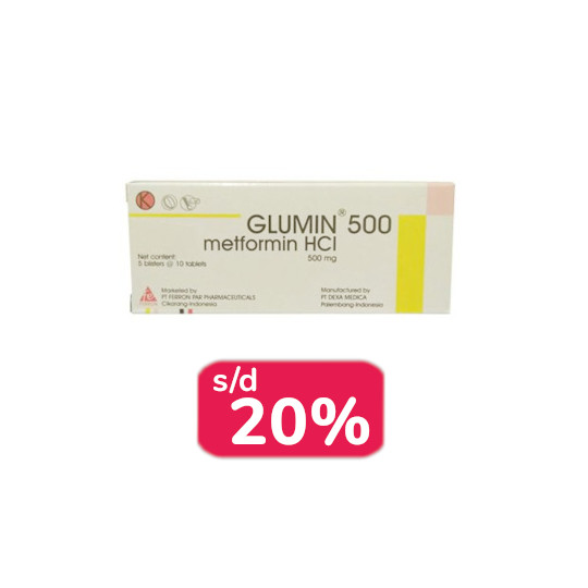 Glumin 500 mg 30 Tablet - Obat Rutin Glumin 500 mg 30 Tablet - Obat Rutin