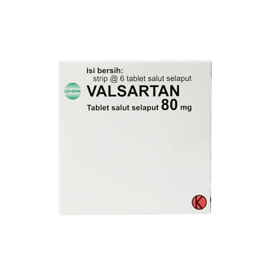 Valsartan 80 mg 6 Tablet Valsartan 80 mg 6 Tablet